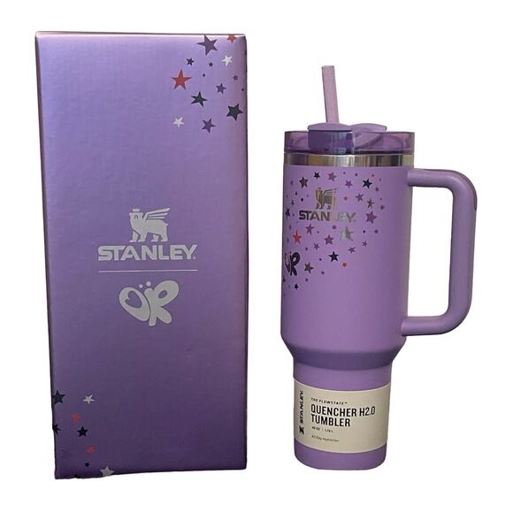 Stanley Purple Olivia Rodrigo Tumbler Flowstate Purple Quencher 40 Oz NEW in Box - Picture 2 of 4